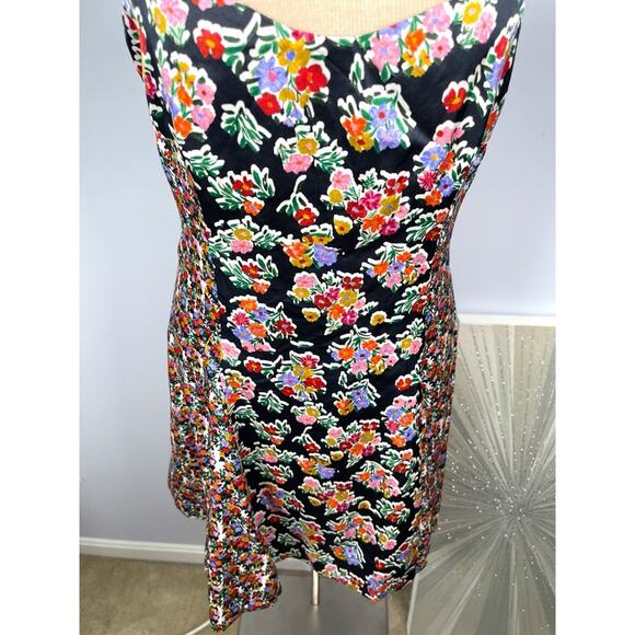 For Love & Lemons Brookes Floral Mini Dress Size Large - Picture 5 of 9